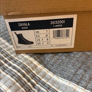 Zavala Black Men’s T Lamper Chukka Boots